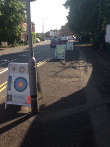 New shiny A boards out the front of the shop, keep your eyes peeled for deals! 