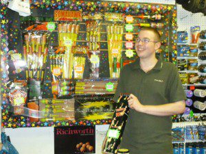 Rocket display in the shop! 